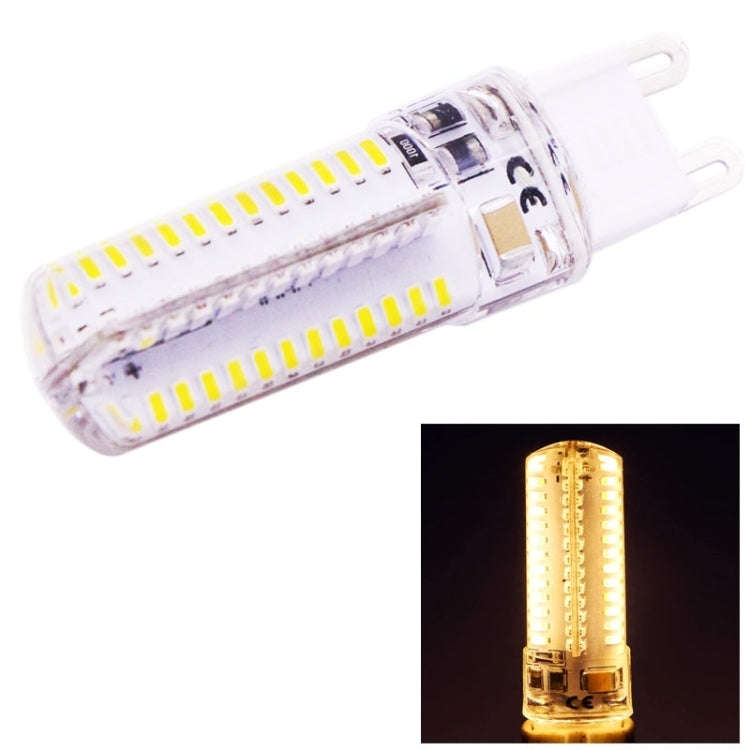 104 LED SMD 3014, AC 110V, G9 110V White Light, G9 110V Warm White