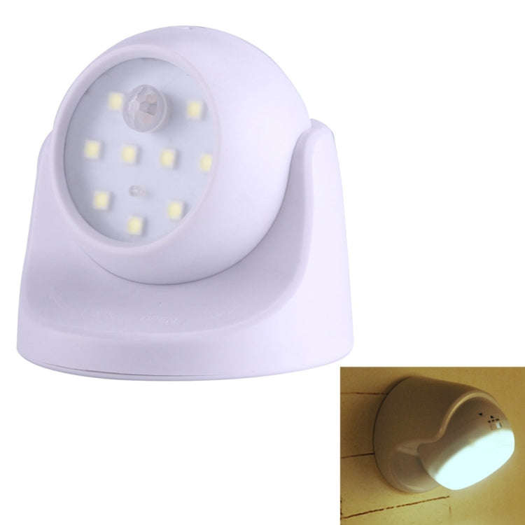 9 LEDs 240 LM 6000K 360 Degrees Rotation Wireless Motion Sensor Wardrobe Light / Night Light / Wa...