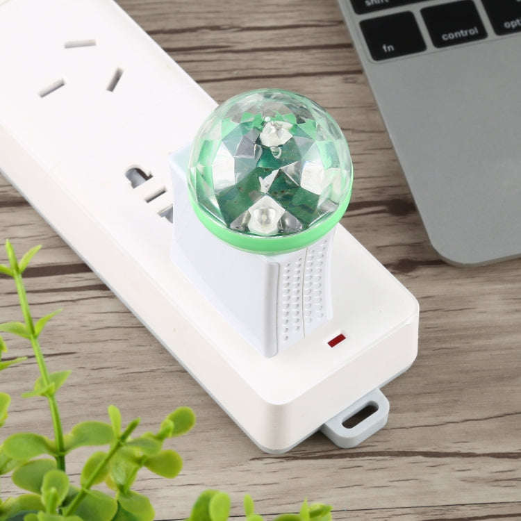 4W RGB USB LED Crystal Magic Ball Stage Light with Micro USB Adapter, with Micro USB Adapter