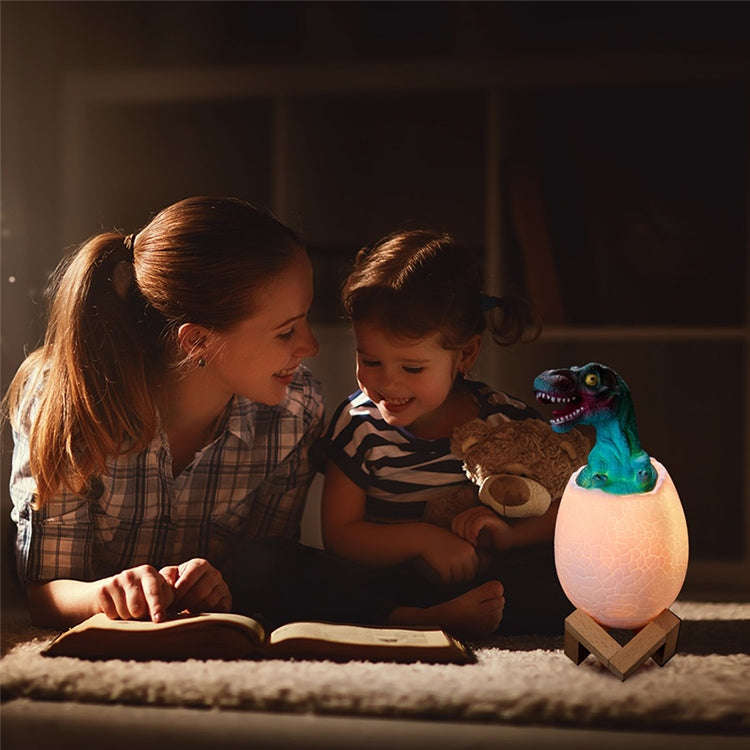 Tyrannosaurus Shape Creative Touch 3D Decorative Night Light, 3-color Patting Version, Tyrannosaurus