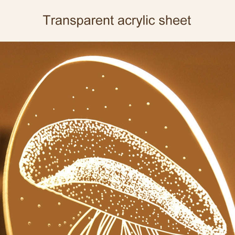 Spaceship Shape Creative Crack Touch Dimming 3D Colorful Decorative Night Light with Remote Contr...