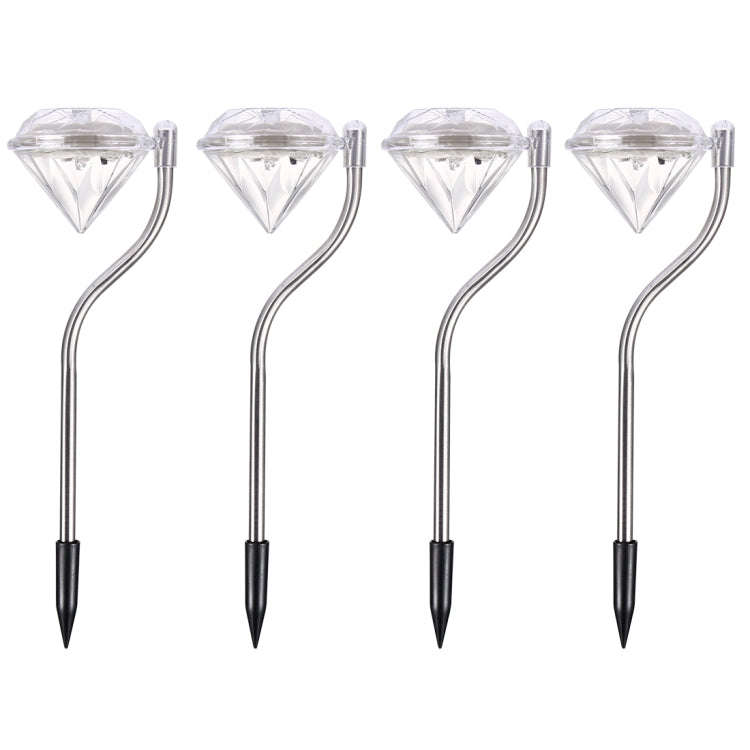 Outdoor Garden Landscape Path Decorative Diamond Lights, Random Color Delivery