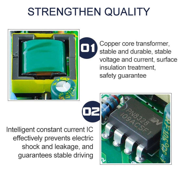 30W LED Driver Adapter Isolated Power Supply AC 85-265V to DC 24-42V, 30W