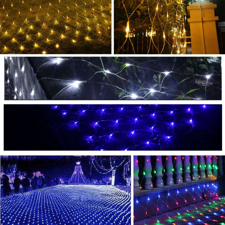 200 LEDs Reticular String Light with End Joint & Multi-function Controller, Blue Light EU Plug, C...