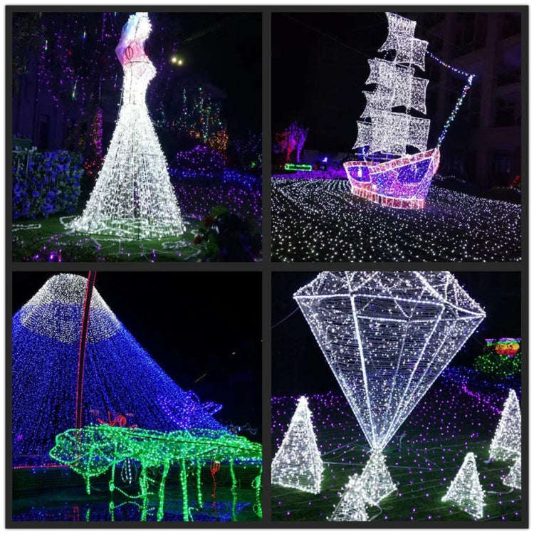 100 LEDs Holiday Decorative Light, 17m Blue Light, 17m Colorful Light, 17m White Light, 17m Warm ...