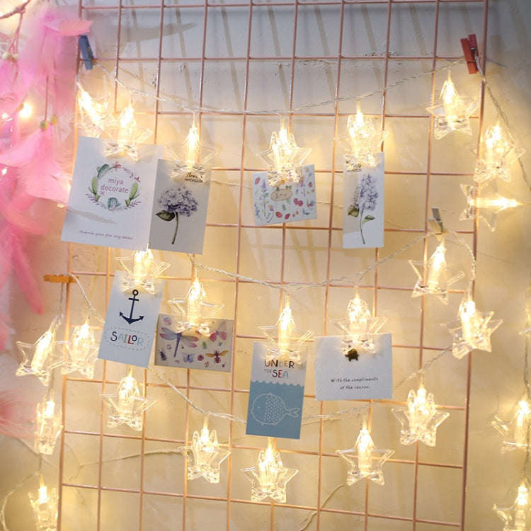 20 LEDs USB Powered Chains Lamp Decorative Light for Home Hanging Pictures, DIY Party, Wedding, C...