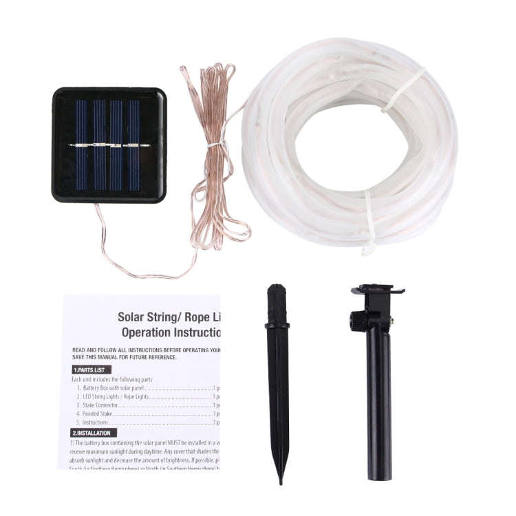 Solar Panel  water resistant  50 LED, 5m 50LED Blue Light, 5m 50LED White Light, 5m 50LED Warm White