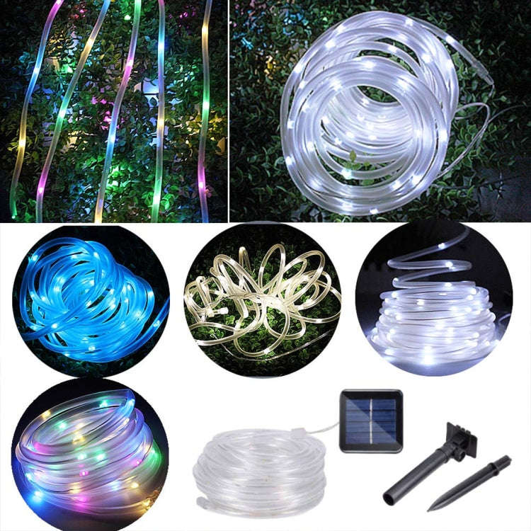 Solar Panel  water resistant  50 LED, 5m 50LED Blue Light, 5m 50LED White Light, 5m 50LED Warm White