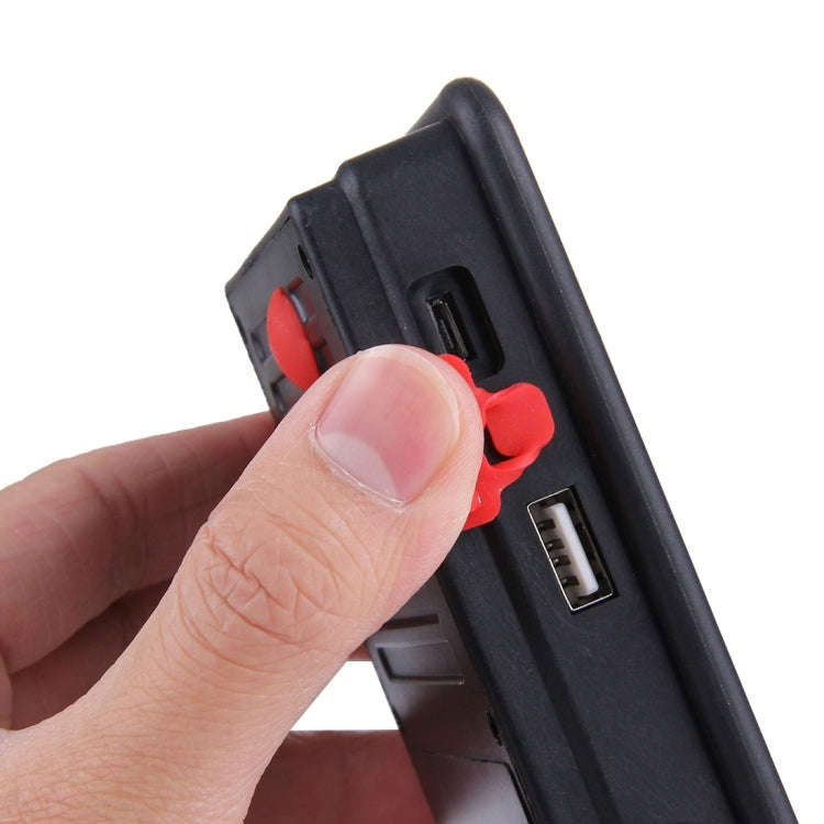 24 LEDs SMD5730 2400LM 6000-6500K Red and Blue Light Flashing Warning Lights Portable with Holder...