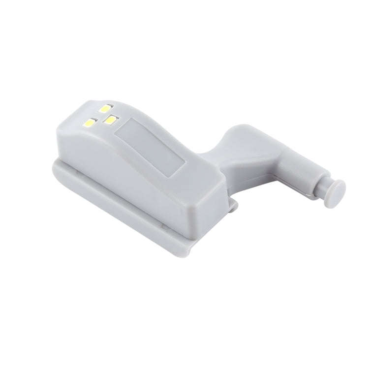 0.3W Universal Inner Hinge LED Sensor lamp Cupboard 3 LEDs Night light Auto ON/OFF Bulb, 1 PCS Wh...