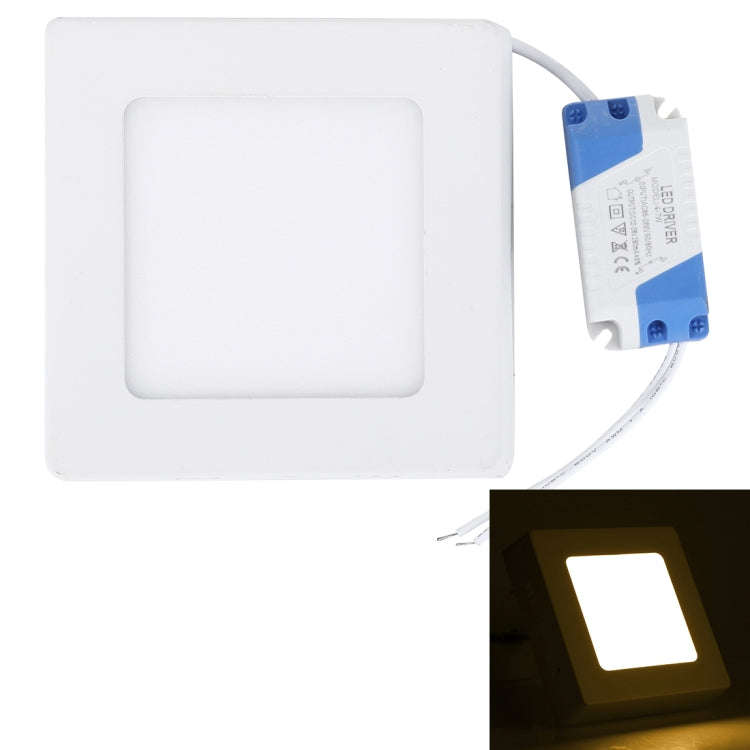 12cm 30 LEDs SMD 2835, AC 85-265V, 6W Warm White Light