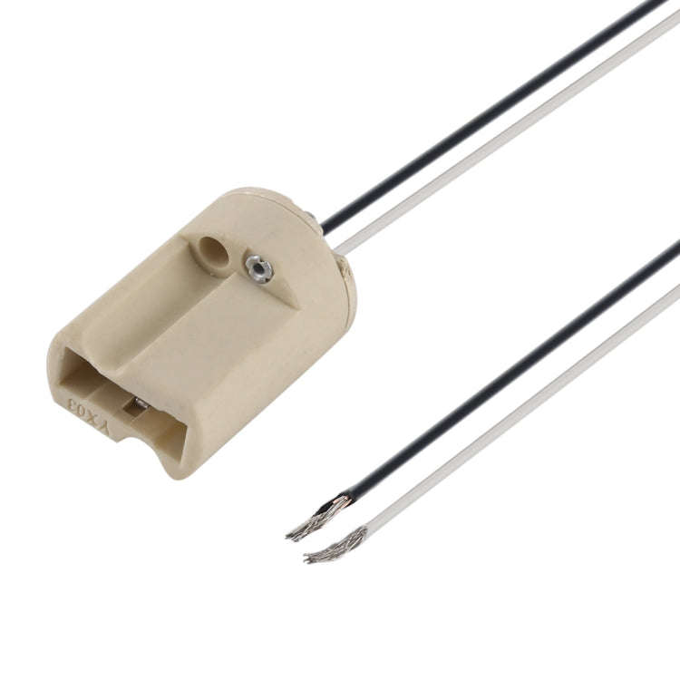 G9 Ceramic Lamp Base Socket Halogen Lamp Holder, Cable Length: 20cm, G9