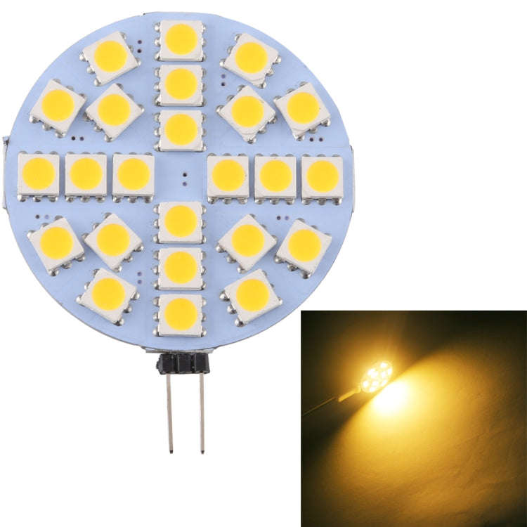 G4 24 LEDs SMD 5050 288LM 2800-3200K Stepless Dimming Energy Saving Light Pin Base Lamp Bulb, DC ...