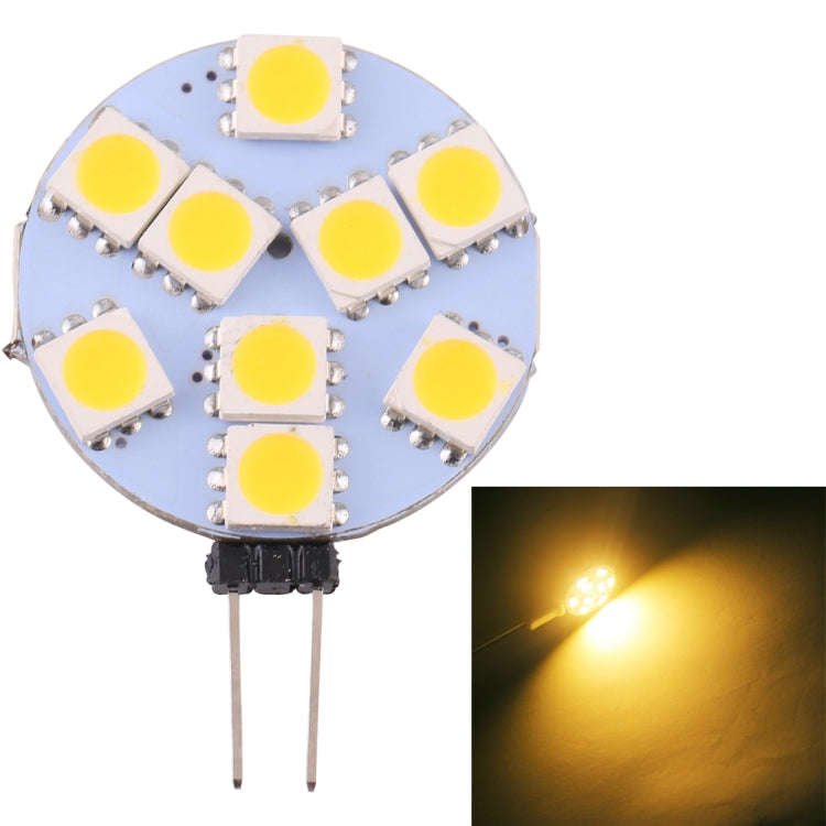 G9 9 LEDs SMD 5050 108LM 2800-3200K Stepless Dimming Energy Saving Light Pin Base Lamp Bulb, DC 1...