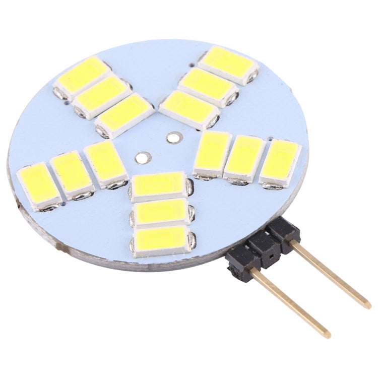 G4 15 LEDs SMD 5730 400LM 2800-3200K Stepless Dimming Energy Saving Light Pin Base Lamp Bulb, DC ...