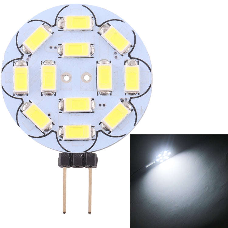 G4 12 LEDs SMD 5730 360LM 2800-3200K Round Shape Stepless Dimming Energy Saving Light Pin Base La...