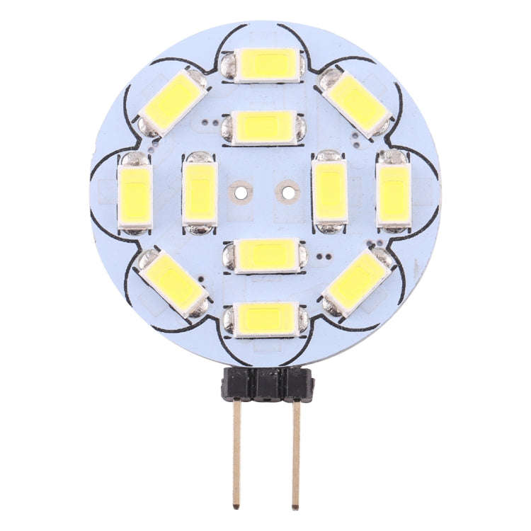 G4 12 LEDs SMD 5730 360LM 2800-3200K Round Shape Stepless Dimming Energy Saving Light Pin Base La...