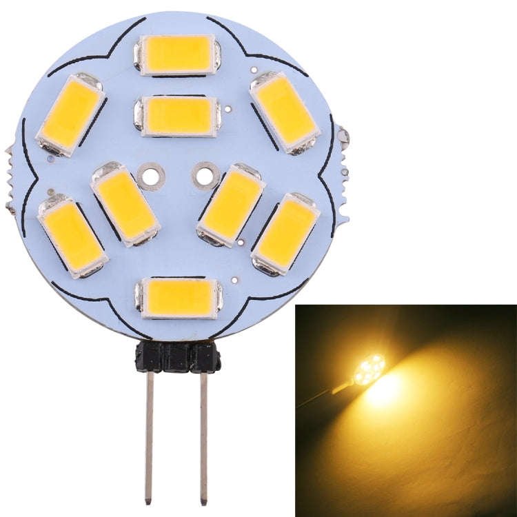 G4 9 LEDs SMD 5730 180LM 2800-3200K Stepless Dimming Energy Saving Light Pin Base Lamp Bulb, DC 1...
