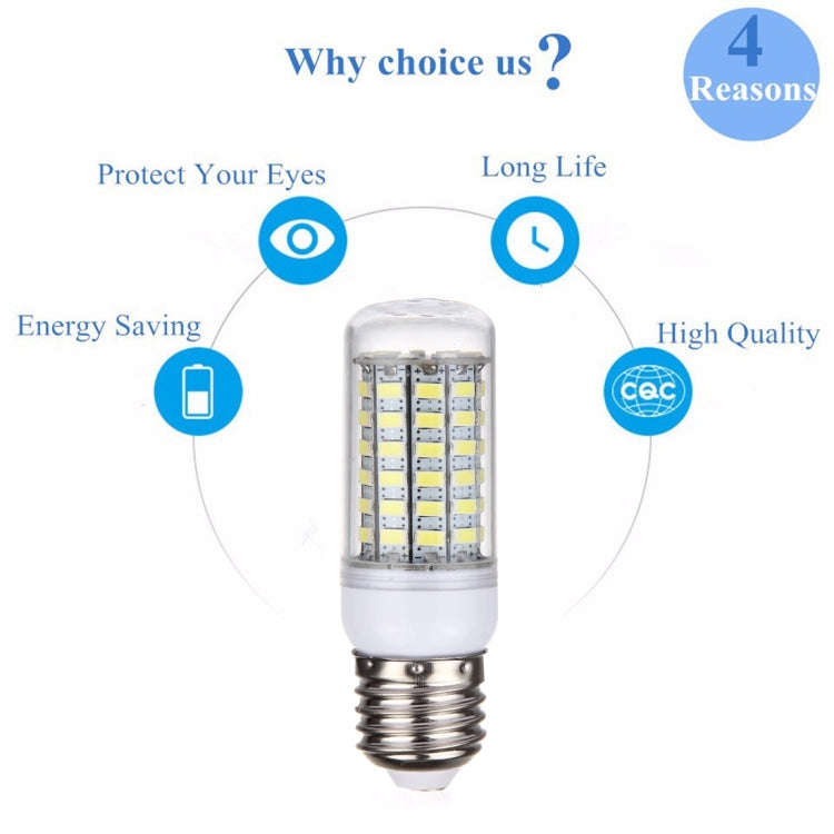 69 LEDs SMD 5730 Bulb, AC 220V, 5.5W 220V White Light, 5.5W 220V Warm White