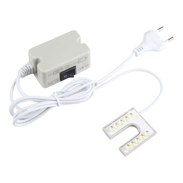 10 LEDs Sewing Machine Lamp U-shaped Highlight Magnet Working Energy-saving Lamp