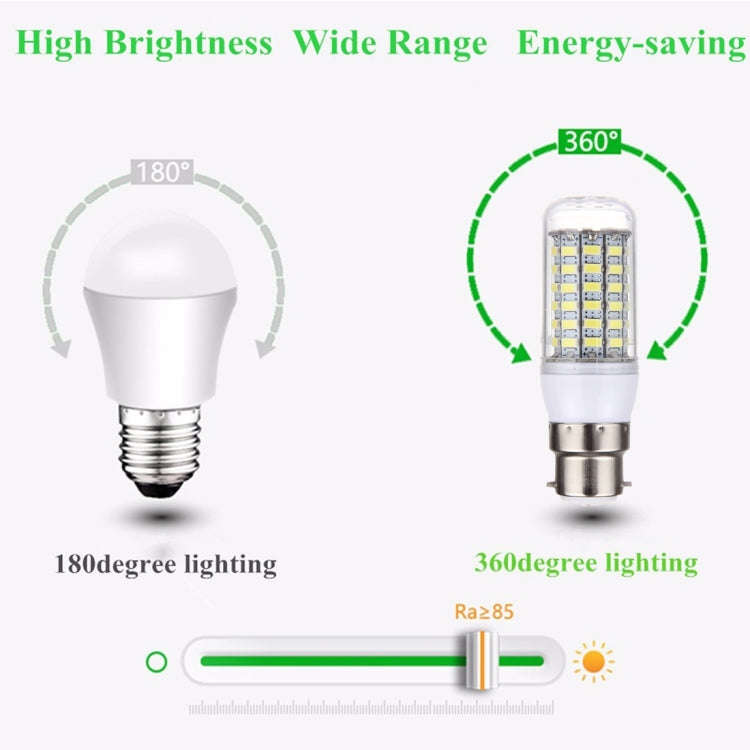 B22 5.5W 69 LEDs SMD 5730 LED Corn Light Bulb, AC 110-130V, AC 110-130V