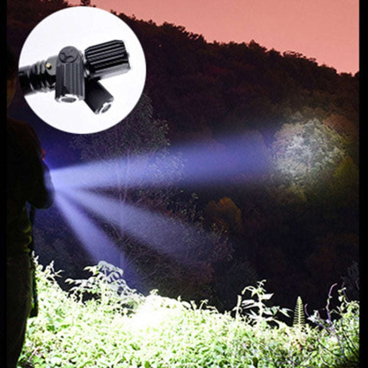 KS-739 USB Charging Waterproof T6+XPE Fixed Focus LED Flashlight with 4-Modes & 18650 lithium bat...