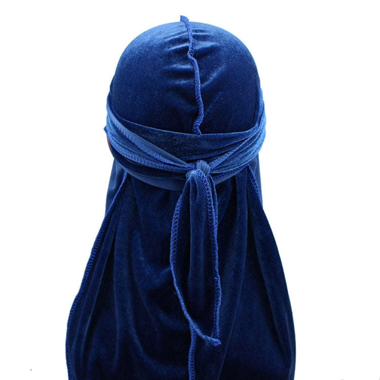 Velvet Turban Cap Long-tailed Pirate Hat Chemotherapy Cap