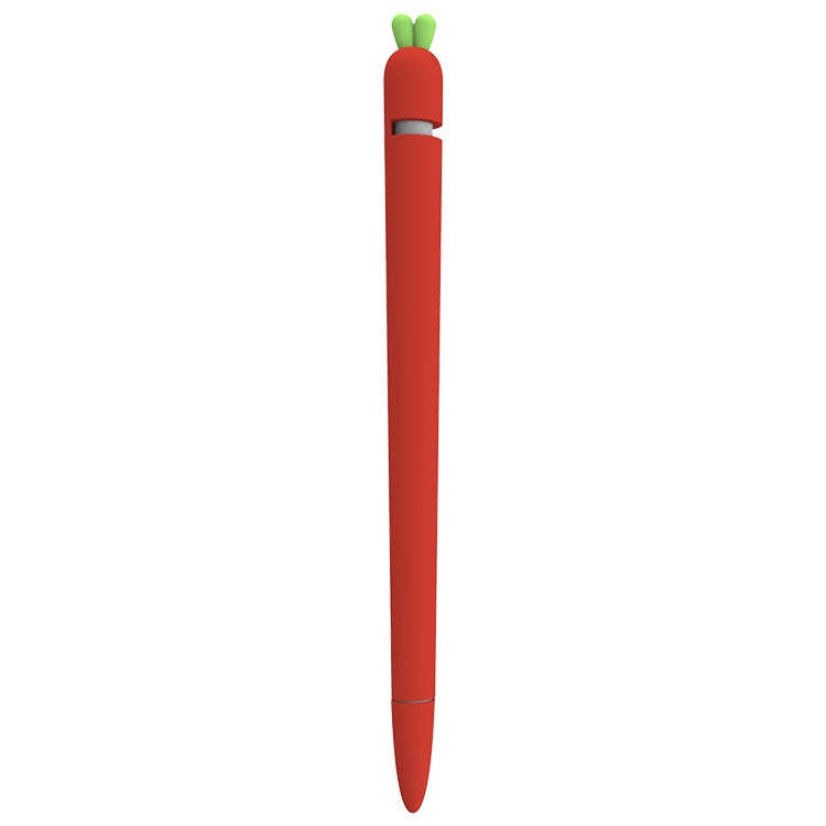 LOVE MEI For Apple Pencil 1 Carrot Shape Stylus Pen Silicone Protective Case Cover