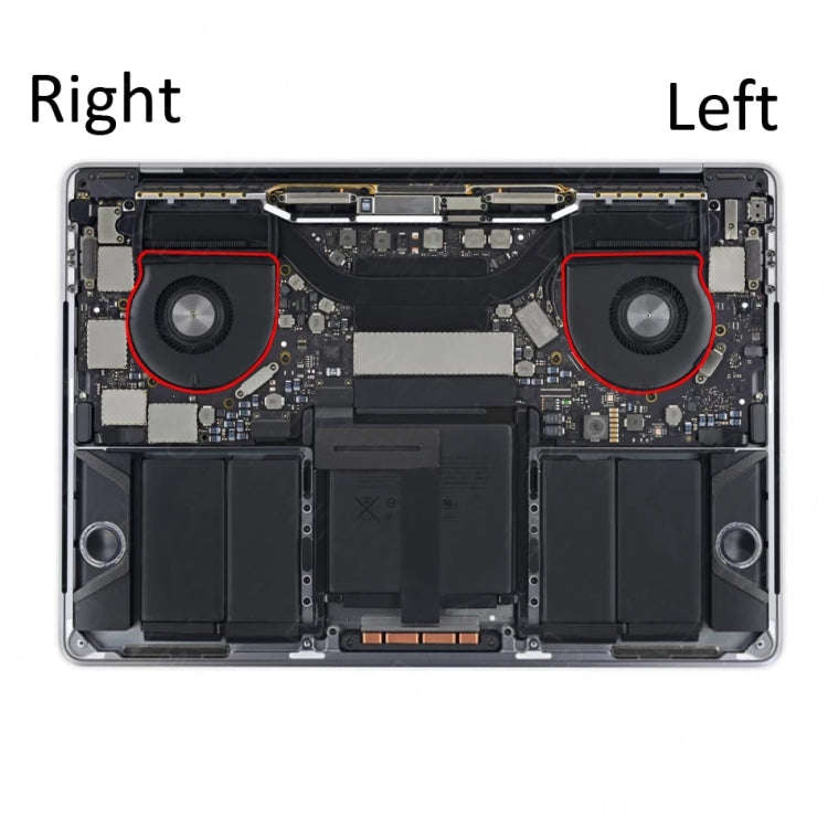 1 Pairs CPU Cooling Cooler Fan For MacBook Pro A1989 13 inch 2018 2019, A1989
