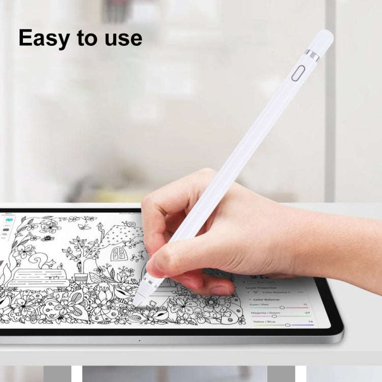 Pencil Universal Rechargeable Active Capacitive Stylus Pen with Magnetic Cap, Pencil White, Penci...