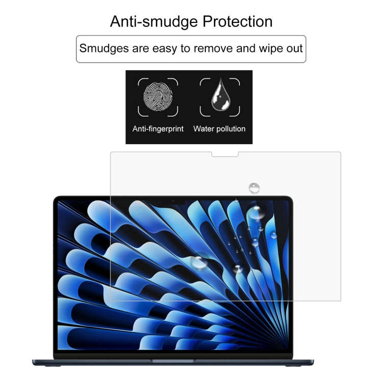 For MacBook Air 15.3 inch A2941 2023 0.26mm 9H Surface Hardness Explosion-proof Tempered Glass Fi...