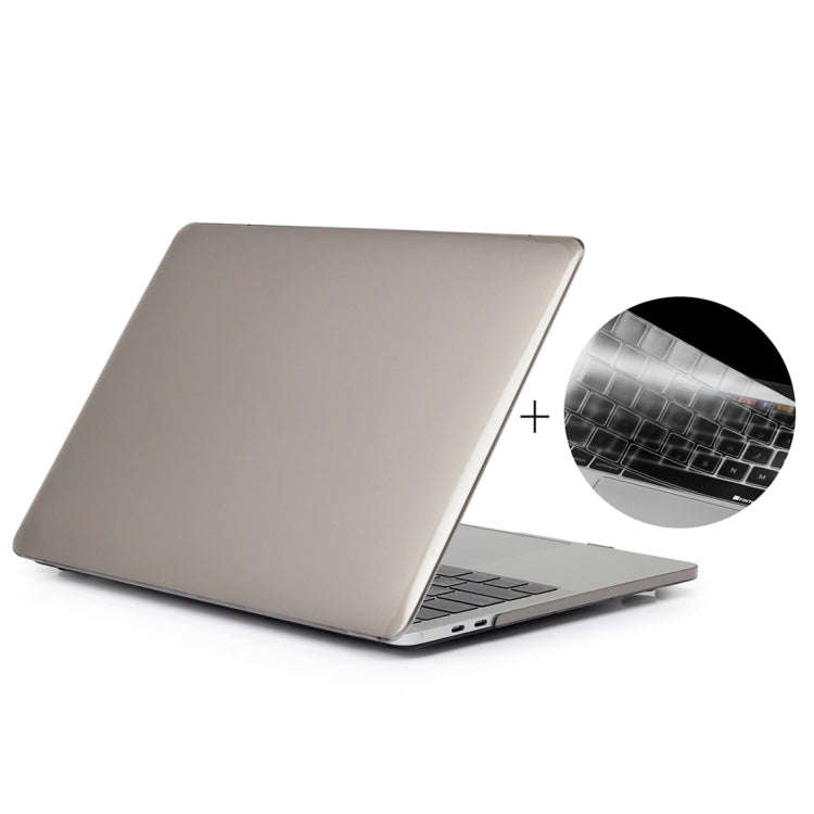 ENKAY Hat-Prince 2 in 1 Crystal Hard Shell Plastic Protective Case + US Version Ultra-thin TPU Ke...