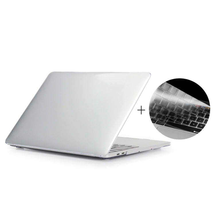 ENKAY Hat-Prince 2 in 1 Crystal Hard Shell Plastic Protective Case + US Version Ultra-thin TPU Ke...