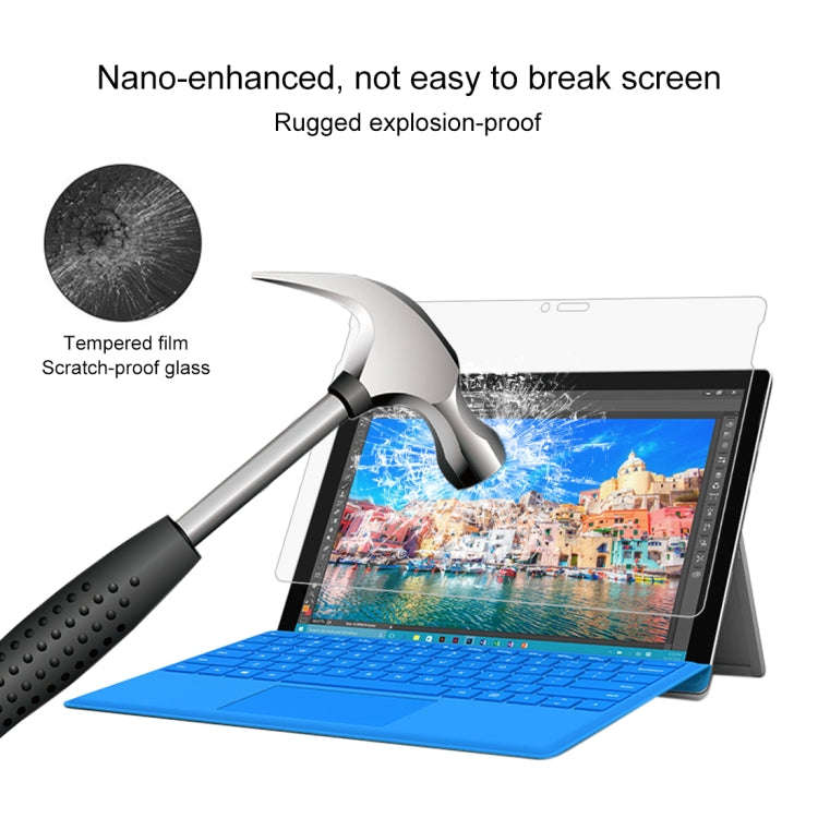 0.4mm 9H Surface Hardness Full Screen Tempered Glass Film for Microsoft Surface 3 10.8 inch, For ...