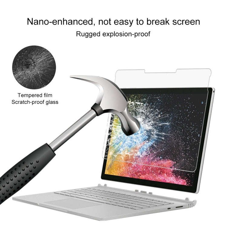 0.4mm 9H Surface Hardness Full Screen Tempered Glass Film for Microsoft Surface Book 2 13.5 inch,...