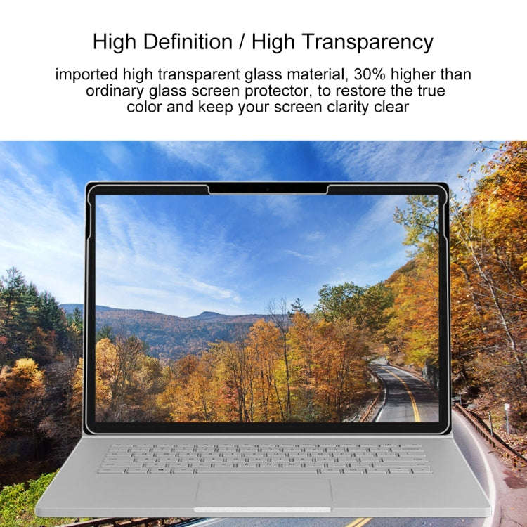 0.4mm 9H Surface Hardness Full Screen Tempered Glass Film for Microsoft Surface Book 2 13.5 inch,...