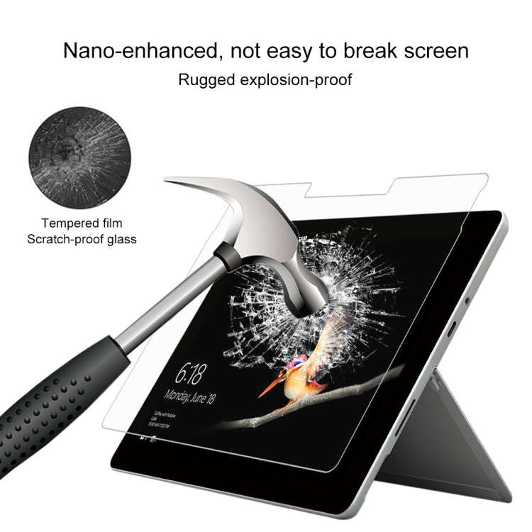 0.4mm 9H Surface Hardness Full Screen Tempered Glass Film for Microsoft Surface Go 10 inch, For S...