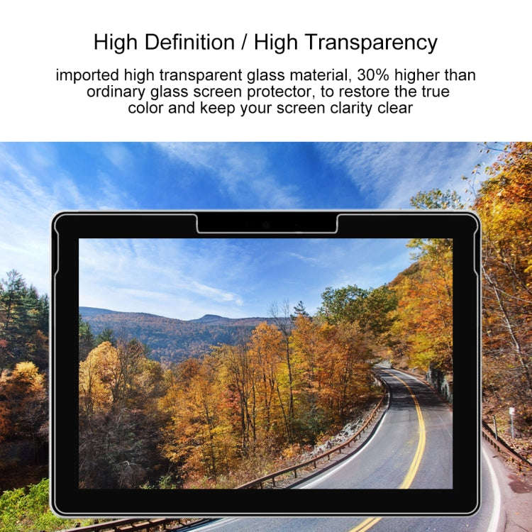 0.4mm 9H Surface Hardness Full Screen Tempered Glass Film for Microsoft Surface Go 10 inch, For S...