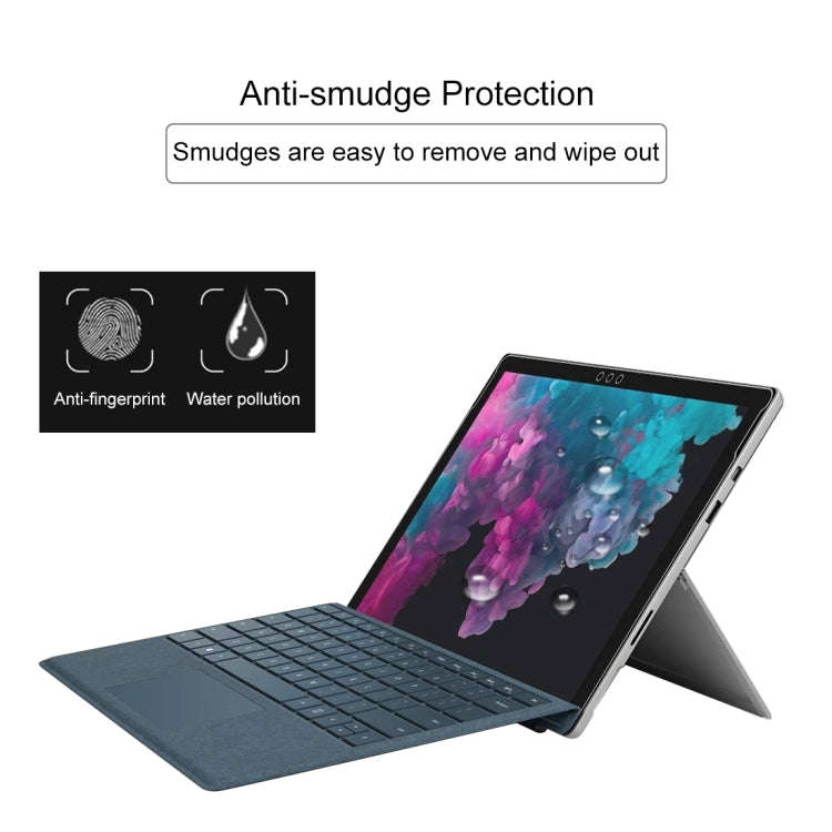 0.4mm 9H Surface Hardness Full Screen Tempered Glass Film for Microsoft Surface Pro 6 12.3 inch, ...