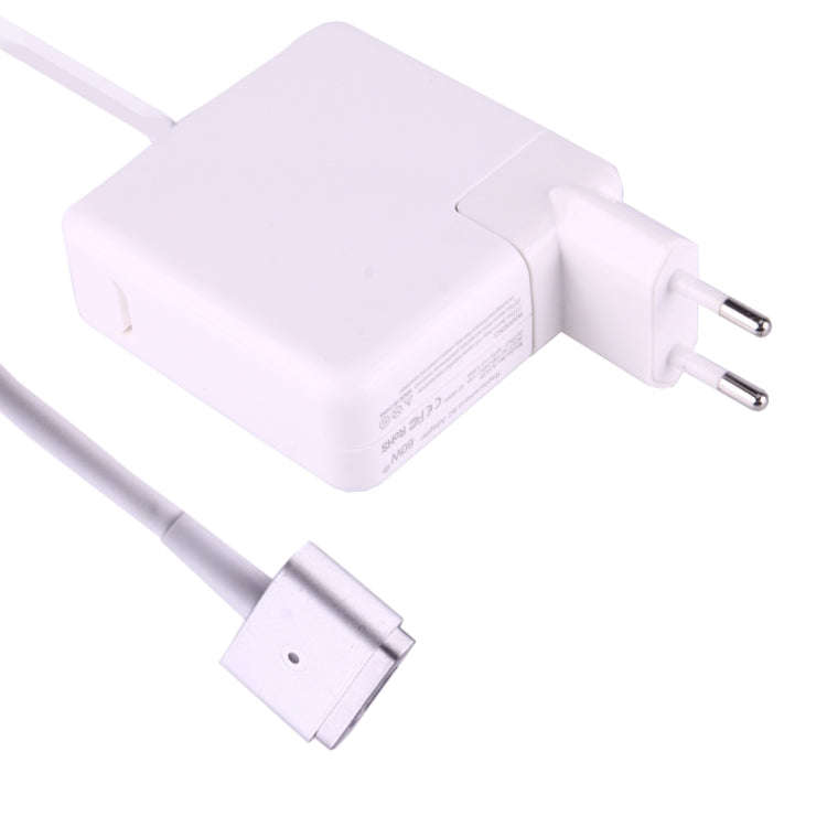 60W 16.5V 3.65A 5 Pin T Style MagSafe 2 Replacement AC Adaptor for Apple Macbook  A1425 / A1435 /...
