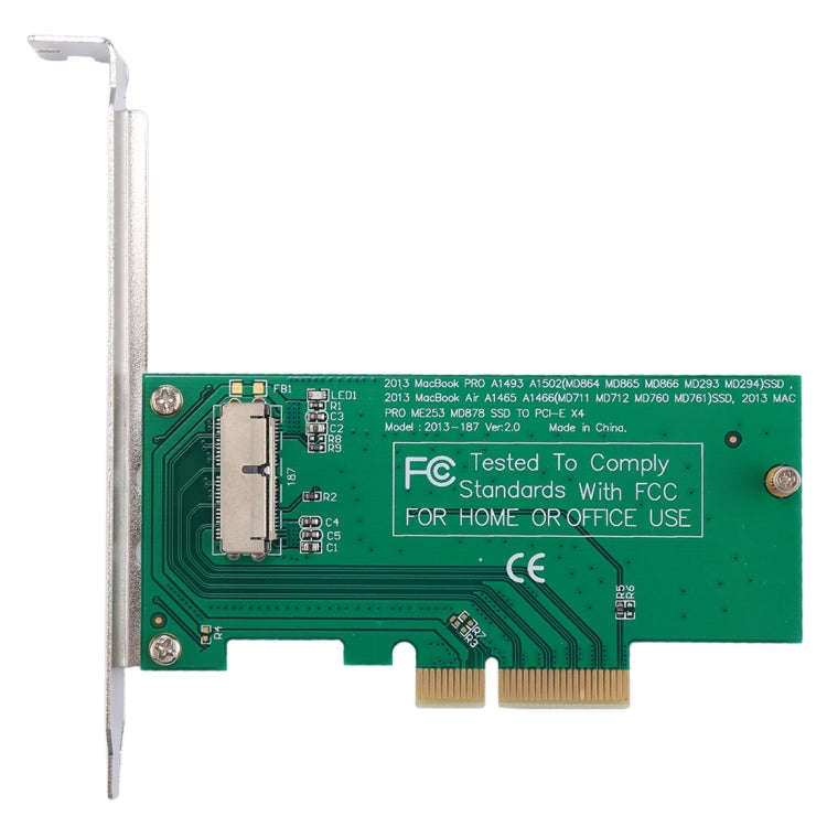 SSD to PCI-E X4 Adapter for Macbook Pro A1398 & A1502 (2013) / Air A1465 & A1466 (2013), SSD to P...