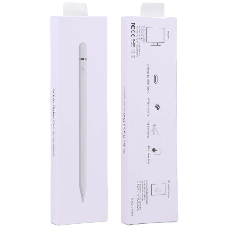 P7-C Active Capacitive Stylus Pen with Palm Rejection for iPad After 2018 Version, P7-C / Type-C