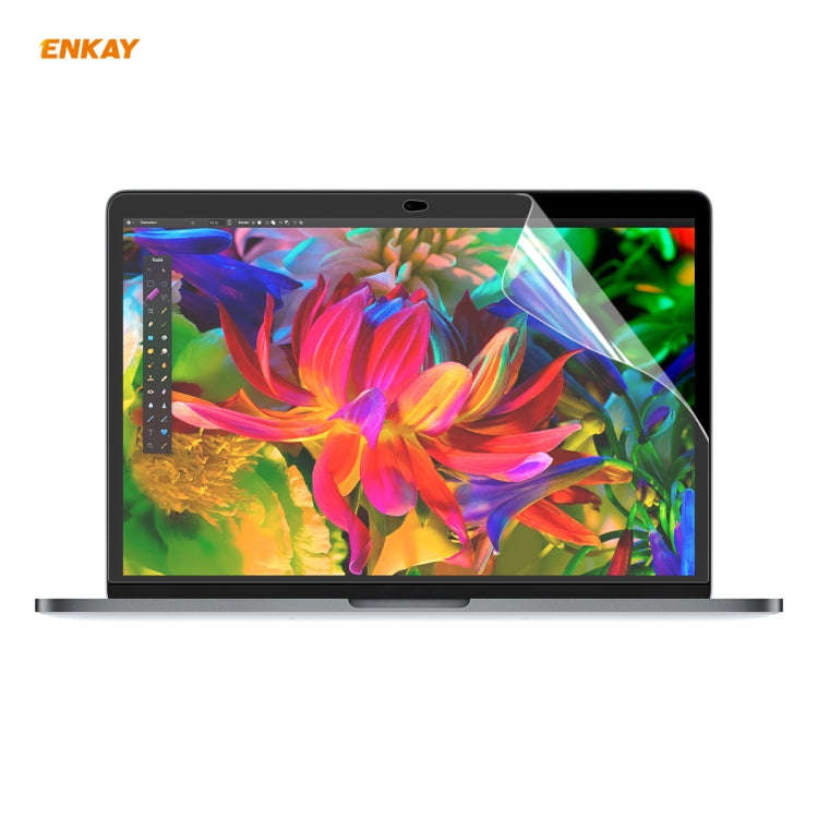 ENKAY HD PET Screen Protector for MacBook Pro 15.4 inch A1707 (2016 - 2017) / A1990 (2018), For M...