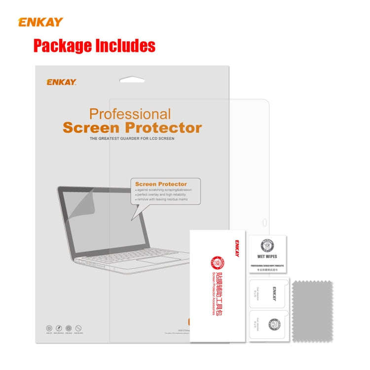 ENKAY HD PET Screen Protector for MacBook Pro 15.4 inch A1707 (2016 - 2017) / A1990 (2018), For M...