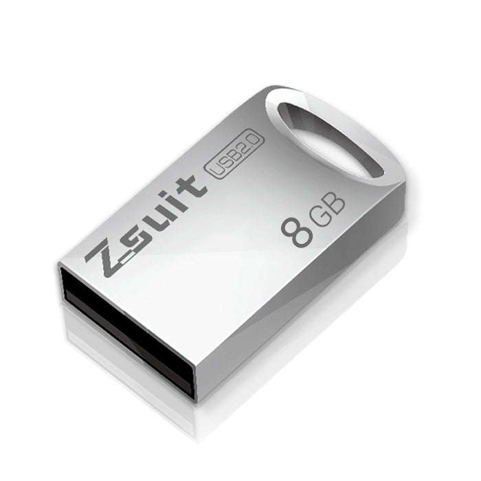 Zsuit 8GB USB 2.0 Mini Metal Ring Shape USB Flash Disk, 8GB USB 2.0