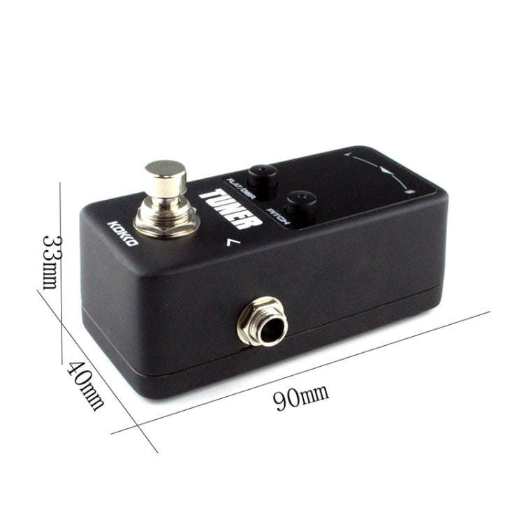 KOKKO FTN2 Guitar Mini Monoblock Effects Pedal Tuner, High Sensitivity Dual Mode Display Screen, ...