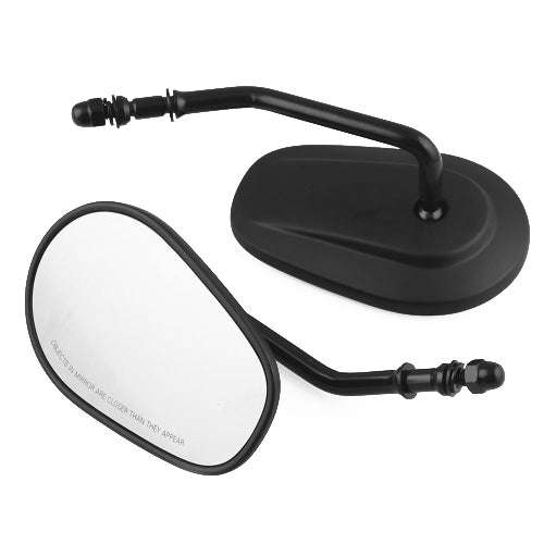 MB-MR008-BK Motorcycle Modified Rotatable Matt Rear View Mirror Set for Harley Davidson XL 883 12...
