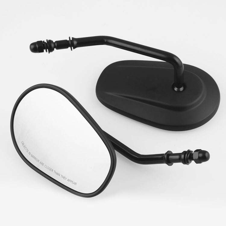 MB-MR008-BK Motorcycle Modified Rotatable Matt Rear View Mirror Set for Harley Davidson XL 883 12...