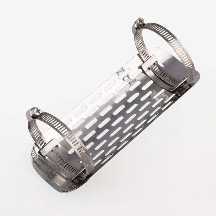 MB-EX014-S Motorcycle Modification Accessories Iron 75mm Exhaust Pipe Heat Shield for Kawasaki, M...