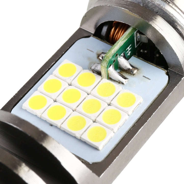 H4 DC12V / 7.4W Motorcycle LED Headlight with 24LEDs SMD-3030 Lamp Beads, H4 Style 1 (White Light...